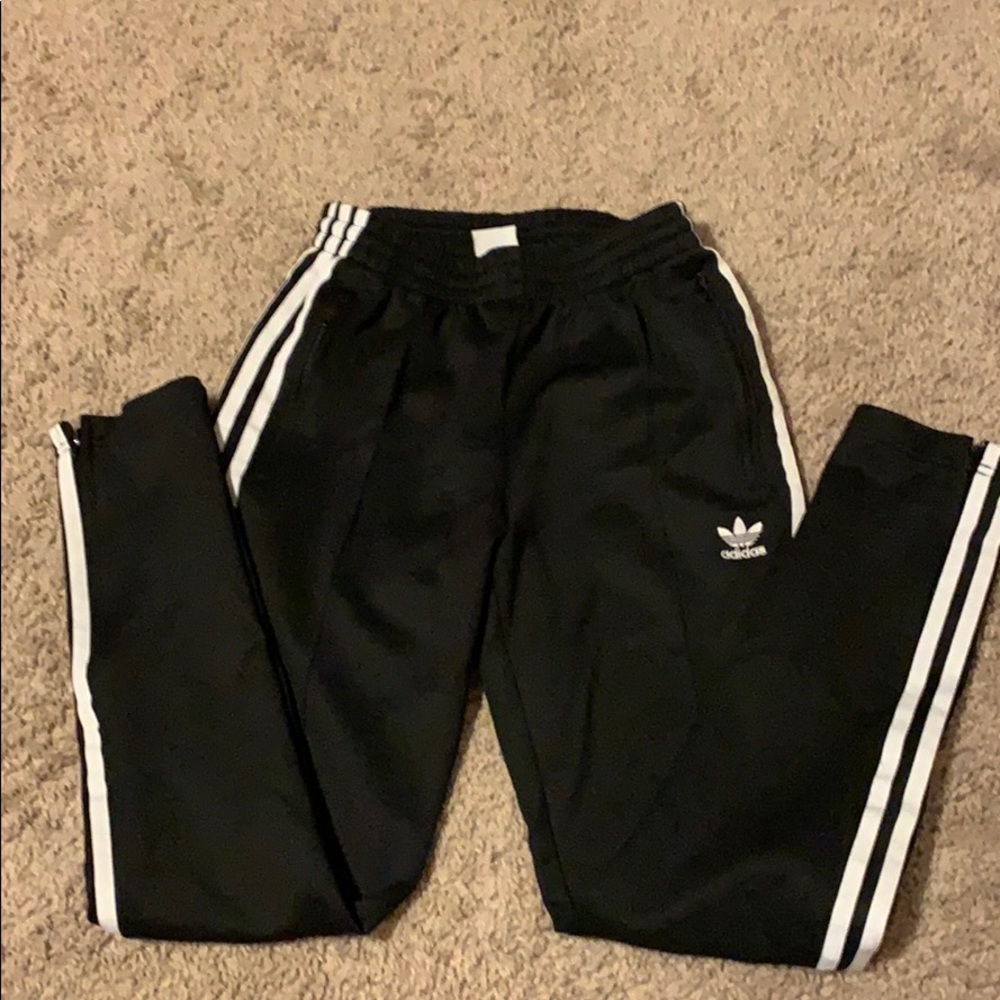 Girls TEEN Adidas 3 stripe track pants